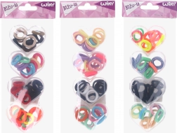 Zestaw gumek do włosów 48 szt.