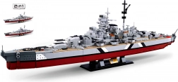 Sluban ModelBricks pancernik BISMARCK 2w1 klocki 1:350