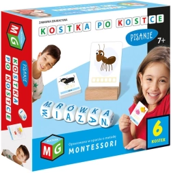 Gra z kostkami - pisanie 6 kostek GR0645
