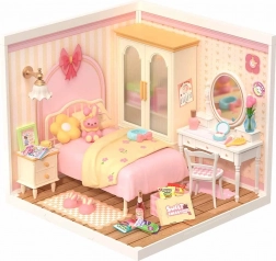 Rolife domowy domek DIY – sypialnia z oświetleniem LED, 105 elementów