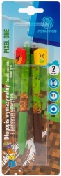Długopisy wymazywalne ASTRA Pixel One, 2 szt. (mix kolorów)