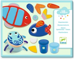 Zestaw z plasteliną Morskie Zwierzątka Djeco