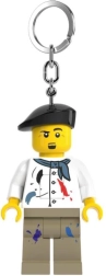 LEGO świecący brelok – malarz minifigurka z diodą LED