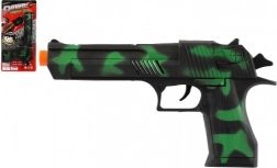 Plastikowy pistolet z napędem bezwładnościowym 23 cm