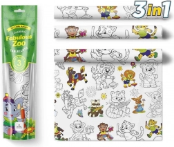 Obrusy do malowania Pexi - Sensacyjne zoo