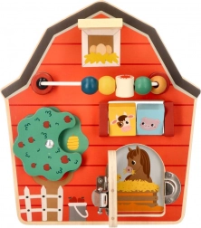 Drewniana aktywna tablica Stodoła