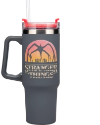 Termiczny tumbler Stranger Things 1200 ml ze słomką i uchem