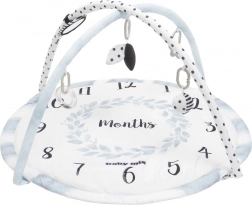 Zestaw do zabawy z kocykiem BABY MIX Miesiące, biały