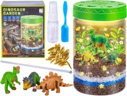 Dziecięce terrarium z dinozaurami z nocnym światłem LED – 1 sztuka