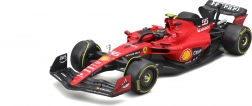 bburago ferrari sf23 1:24 carlos sainz – model kolekcjonerski w ochronnym boksie
