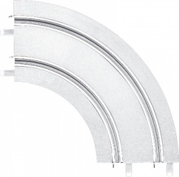 zakręt 1/90° śnieg/lód do torów Carrera GO!!!, GO!!! Plus i Digital 143 (2 szt.)