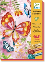 Tworzenie piaskowe lśniący motylki