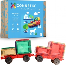 Connetix Rainbow Motion Pack magnetyczne klocki 24 elementy