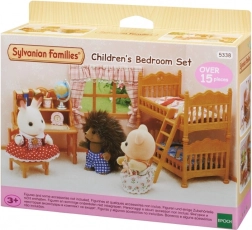 Wiejski pokój dziecięcy z łóżkiem piętrowym SYLVANIAN FAMILIES
