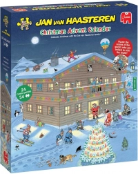 Kalendarz adwentowy JUMBO – puzzle JAN VAN HAASTEREN 24×54 elementy