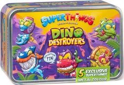 SuperThings Dino Destroyers ekskluzywny zestaw srebrna puszka