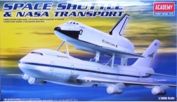 Plastikowy model SPACE SHUTTLE z nosicielem BOEING 747 NASA 1:288