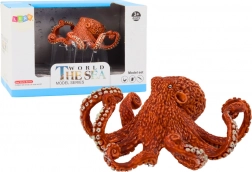 Figurka olbrzymiej pomarańczowej ośmiornicy 10 cm