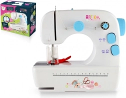 Kompaktowa maszyna do szycia z metalową konstrukcją i efektami świetlnymi