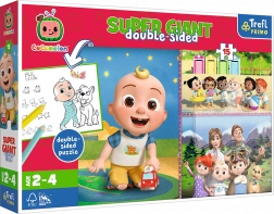 Puzzle Gigantyczne 15 elementów - Cocomelon Wesoły dzień z przyjaciółmi