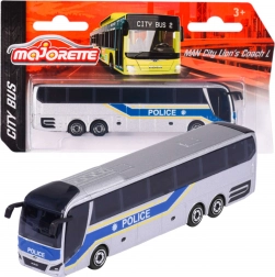 Miejski autobus MAN Lion's City C szary – policyjny