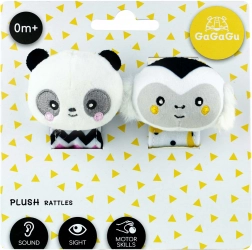 Grzechotki na nadgarstki GaGaGu Małpka i Panda