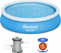 Samonośny basen Bestway Fast Set 366 × 76 cm z pompą filtrującą