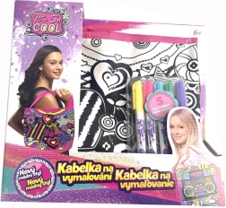 Torebka do kolorowania City – kreatywna dziecięca torebka do wybarwiania