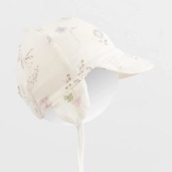 Letnia muślinowa czapka z daszkiem New Baby Zoe