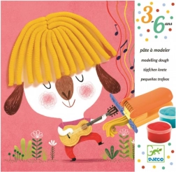 DJECO Kreatywny zestaw z masą plastyczną Fryzury