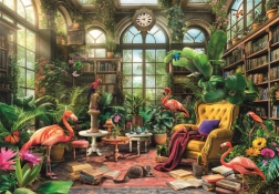 Puzzle Biblioteka w Szklarni 1000 elementów