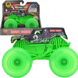 Monster Jam auto z podświetlanymi kołami 1:43 GRAVE DIGGER
