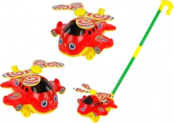 Wesoły zabawkowy helikopter z drążkiem