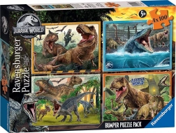 Ravensburger puzzle Jurassic World zestaw 4x100 elementów