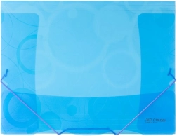 Teczka z gumką A4 niebieska