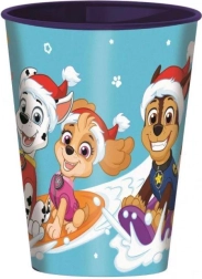 Plastikowy kubek Psi Patrol świąteczny 260 ml