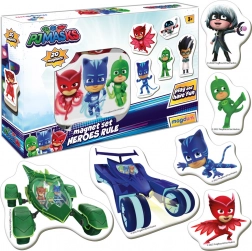 Zestaw magnesów PJ MASKS Pidżamersi dla dzieci