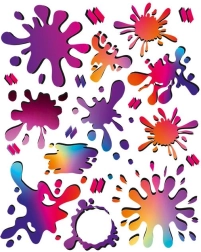 Kolorowe naszywki do naprasowywania Naplamki – zestaw na ubrania