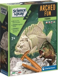 Clementoni Science & Play ArcheoFun: pirania świecąca w ciemności