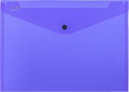 koperta na dokumenty z zatrzaskiem A4 Electra, ciemnoniebieska