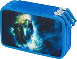 Baagl szkolny piórnik Wyścigowe auto trzypoziomowy