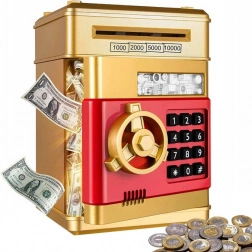 Interaktywna sejf-szafka na pieniądze z zamkiem szyfrowym