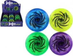 Świecące plastikowe jojo 6 cm – 4 kolory, na baterie