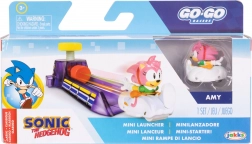 Sonic Go Go Racers zestaw mini wyrzutnia