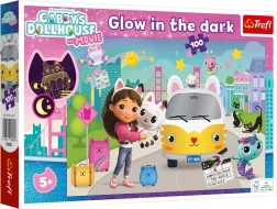Świecące puzzle Gabininy magiczny domek 100 elementów