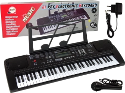 Elektroniczne klawisze z mikrofonem