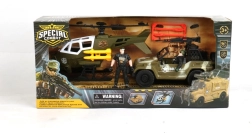 Specjalny zestaw bojowy - Helikopter i samochód terenowy