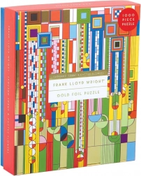 galison puzzle frank lloyd wright saguaro cactus and forms 1000 elementów metaliczne