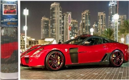 Norimpex Diamentowe malowanie Czerwony samochód 30x40 cm