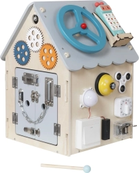 Tablica sensoryczna domek dla dzieci 2Kids Toys – Szary